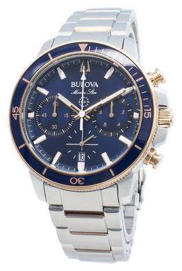 Bulova - Marine Star 98B301 Chronograph Quartz Men's Watch - Blue