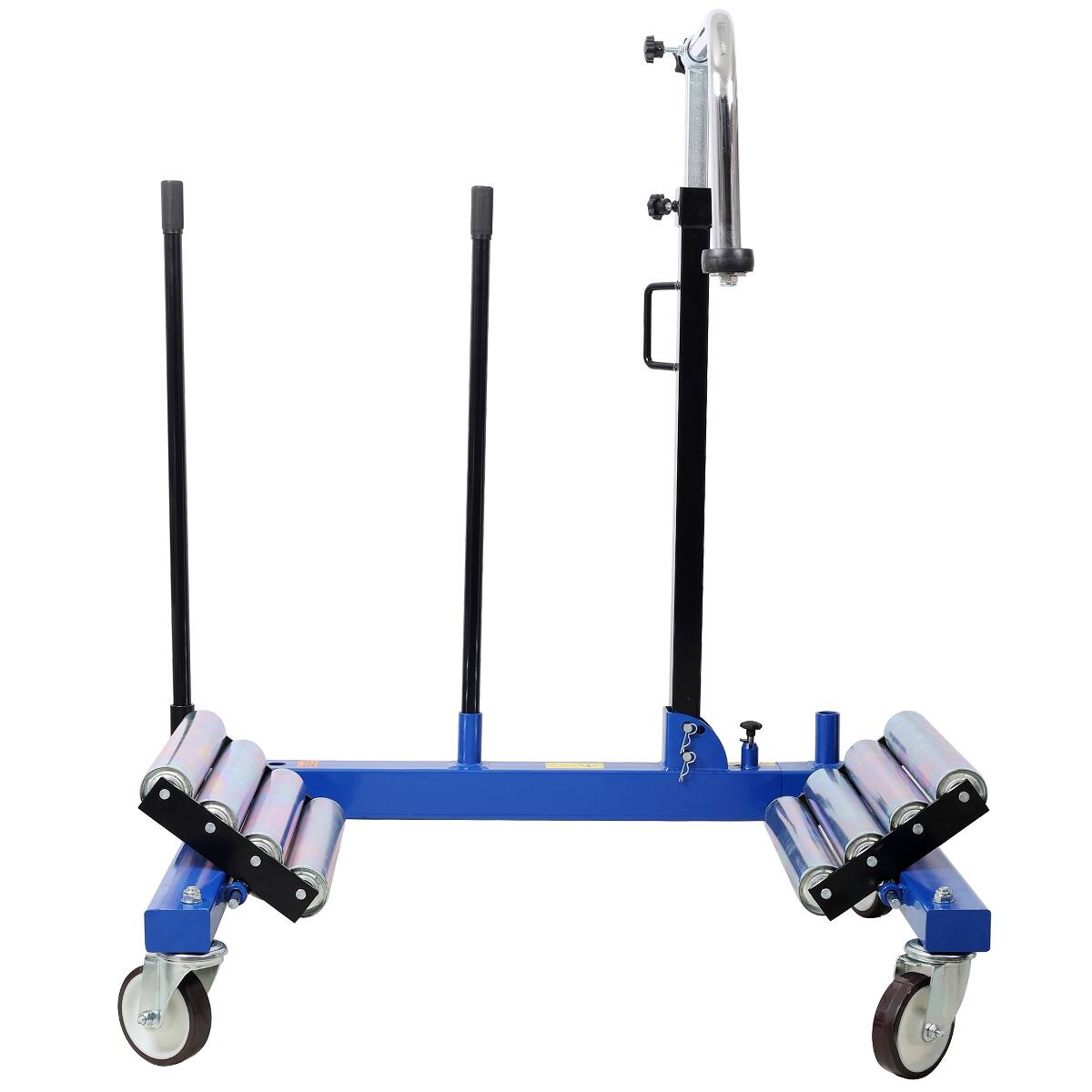 Alt View 2. Ropilly - Ropilly Heavy Duty Dual Wheel Dolly with Hydraulic Lift and Swivel Casters for Truck Tractor Tire Handling - Black+Blue.