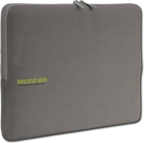 Angle Standard. Tucano - Sleeve Laptop Case - Gray.