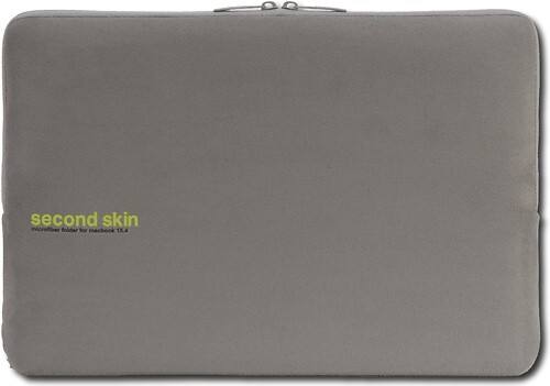 Front Standard. Tucano - Sleeve Laptop Case - Gray.