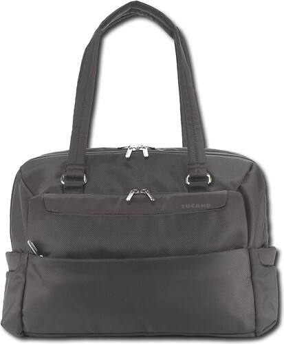 Front Standard. Tucano - Tasca Tote Bag Laptop Case - Coffee.