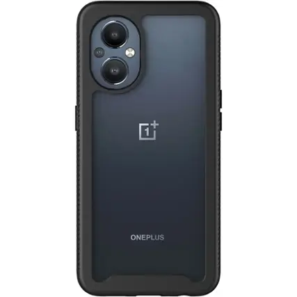 Front. SaharaCase - GRIP Series Case for OnePlus Nord N20 5G - Black.