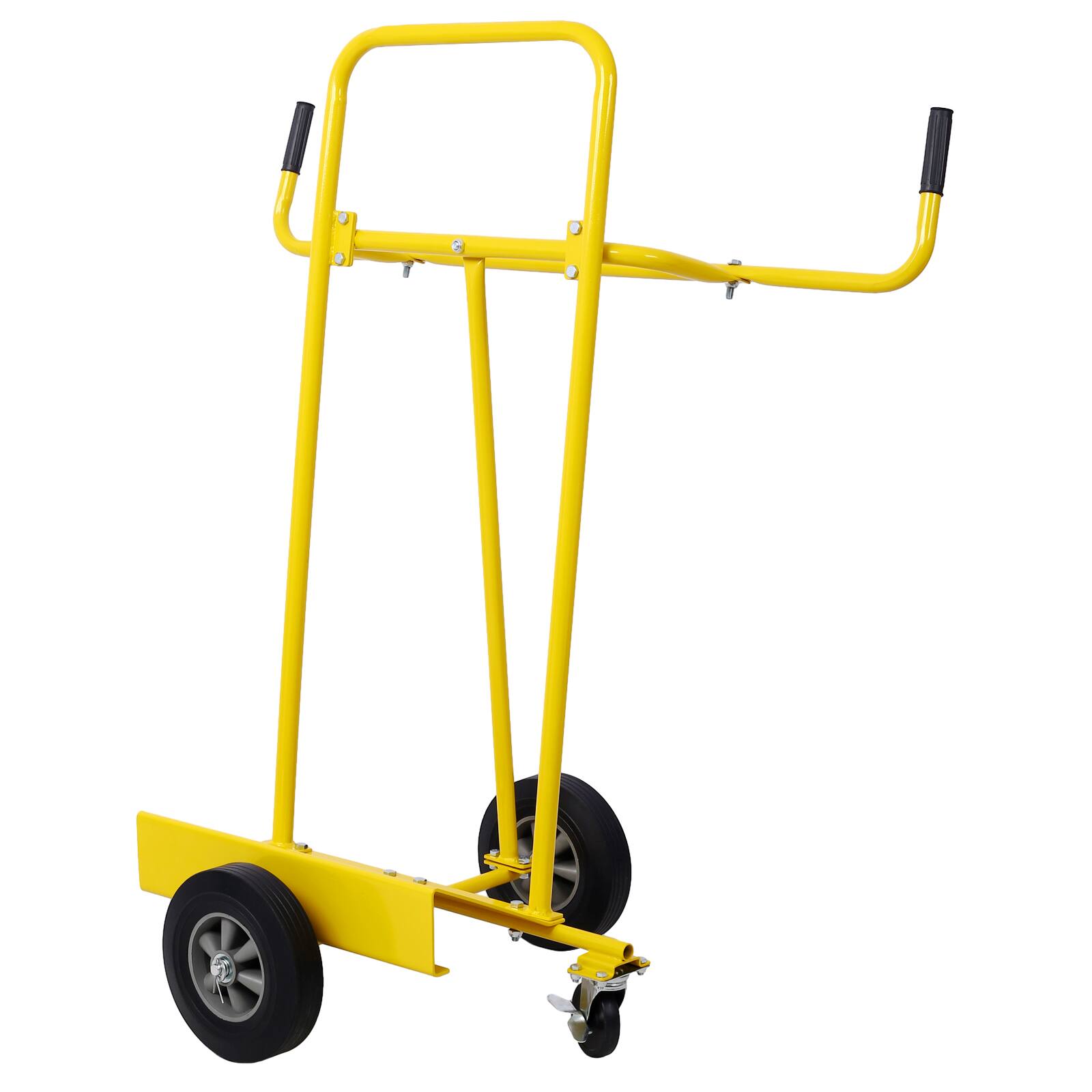 Left. LOVMOR - 1000-Lb Drywall Sheet Cart and Panel Dolly for Material Handling - Yellow.