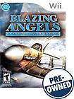 Front Detail. Blazing Angels: Squadrons of WWII — PRE-OWNED - Nintendo Wii.