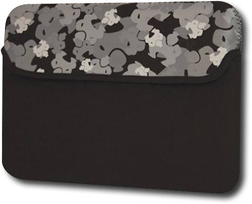 Angle Standard. Mobile Edge - Sumo Camo Netbook Sleeve - Black.
