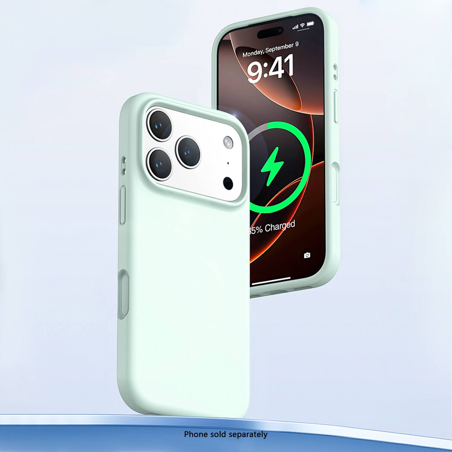 Monday, September 9  
9:41  
5% Charged  

Phone sold separately