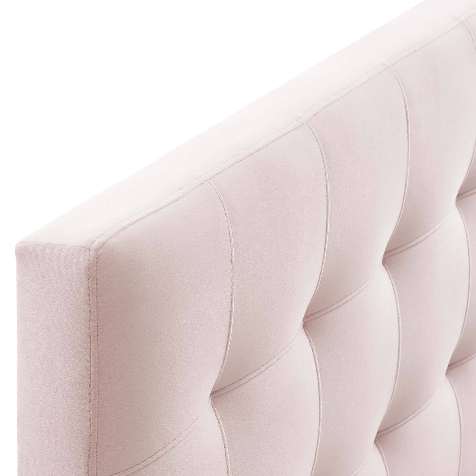Alt View 1. Modway - Lily Biscuit Tufted Performance Velvet Full Headboard by Modway - Red.