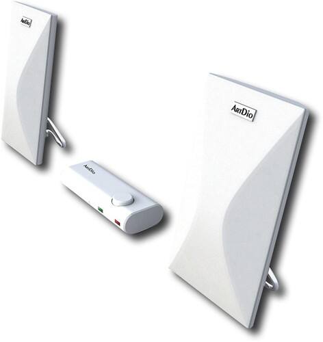 Angle Standard. ArtDio - 2.0 Portable Speaker System (2-Piece) - White.