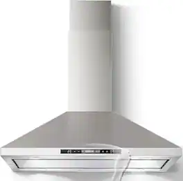 Lycvki - 36 inches - Convertible - Island Range Hood - Stainless Steel