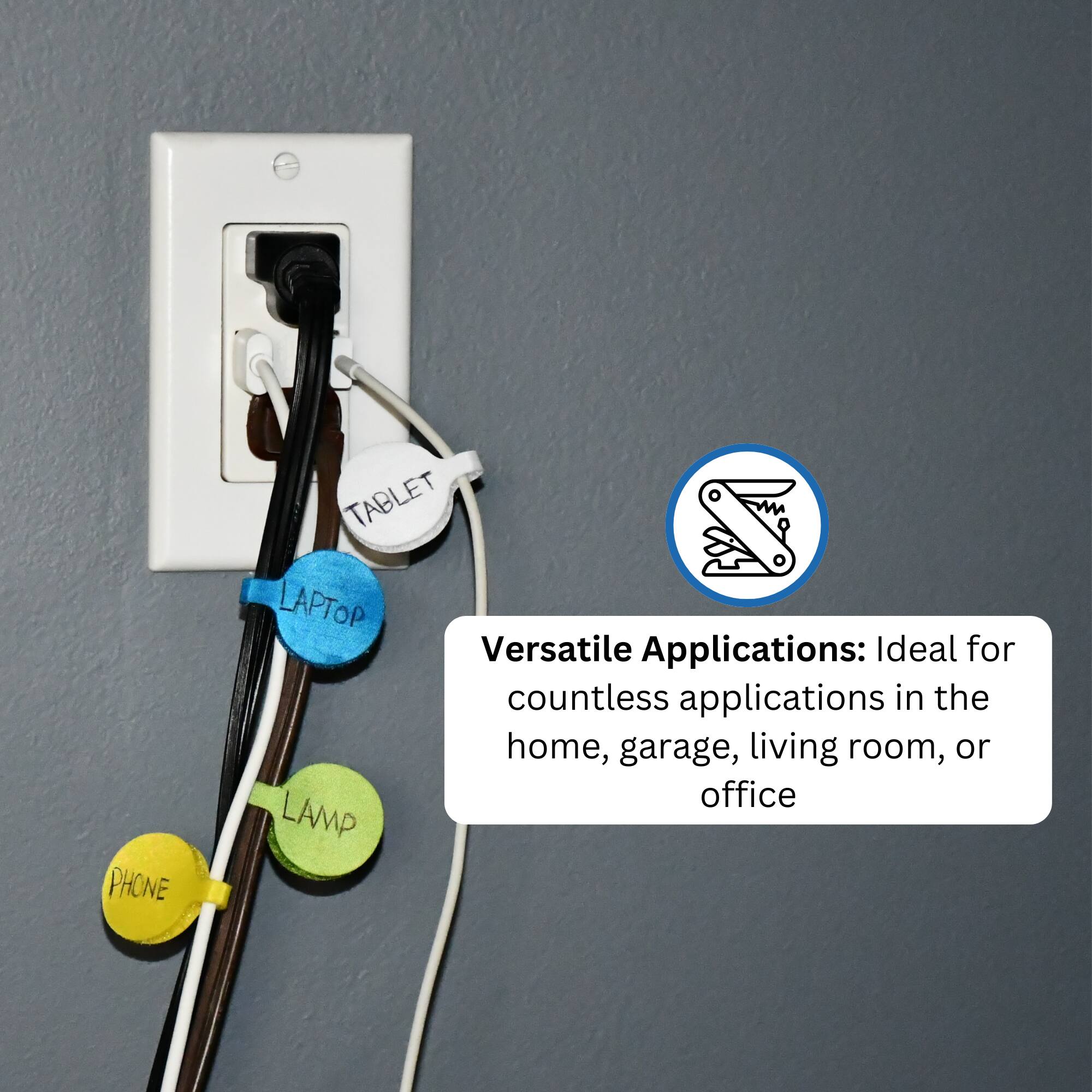 PHONE TABLET LAPTOP Versatile Applications: Ideal for countless applications in the home, garage, living room, or office LAMP