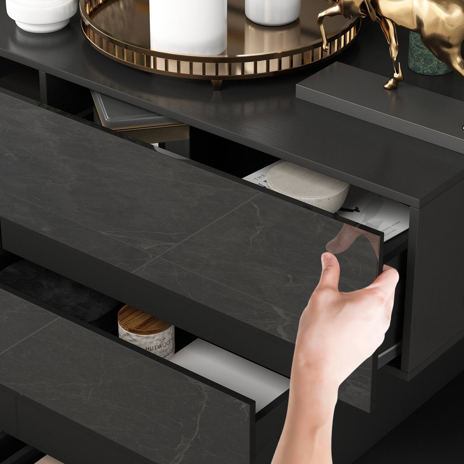 The text on the image says "THE T s TOS - ~F WIUH -".