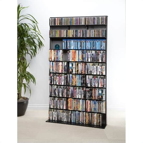 2-Wide Tall Media Shelves