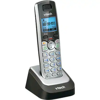 Angle. VTech - DS6101 DECT 6.0 Cordless Expansion Handset for Expandable Phone System.