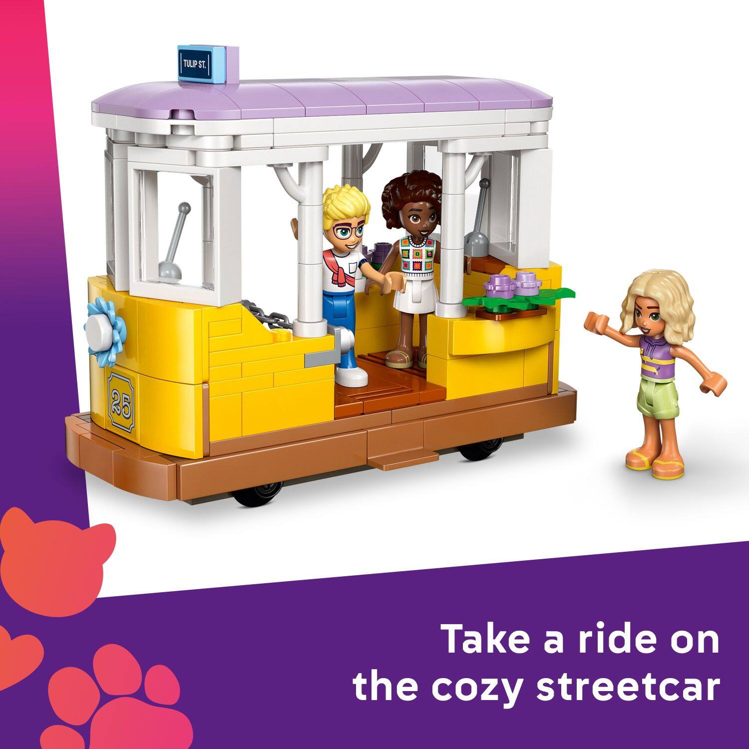 Take a ride on the cozy streetcar. TLP i. 25