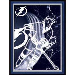 Fan Creations - Tampa Bay Lightning 12'' x 16'' Framed Neon Player Print - Black