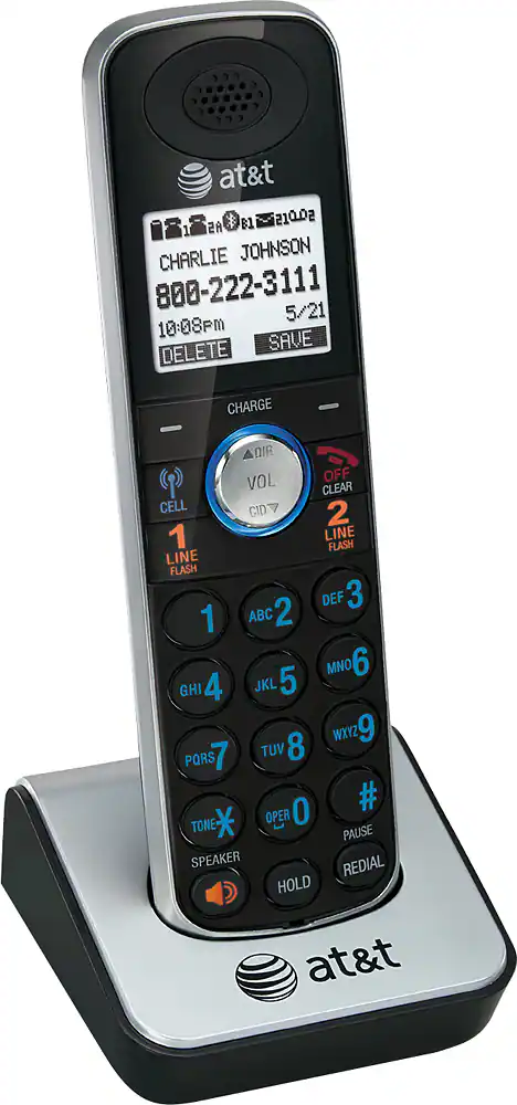 AT&T TL86009 DECT 6.0 Cordless Expansion Handset Only Multi TL86009 ...