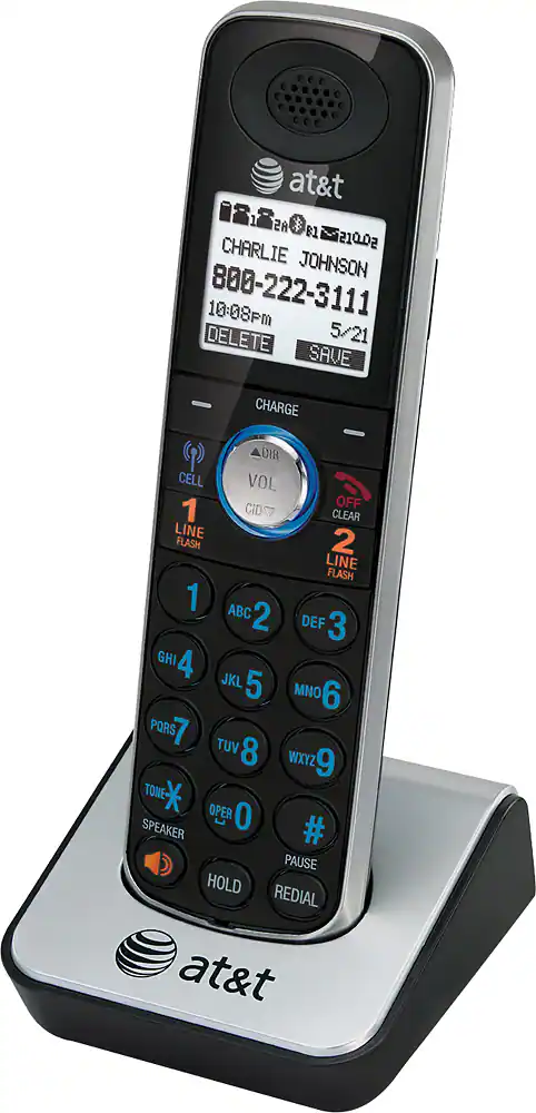 AT&T TL86009 DECT 6.0 Cordless Expansion Handset Only Multi TL86009 ...