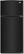 Front Standard. Whirlpool - 17.6 Cu. Ft. Frost-Free Top-Mount Refrigerator - Black.
