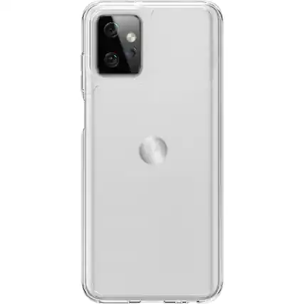 Front. SaharaCase - Hybrid-Flex Hard Shell Series Case for Motorola G Power 5G (2023) - Clear.
