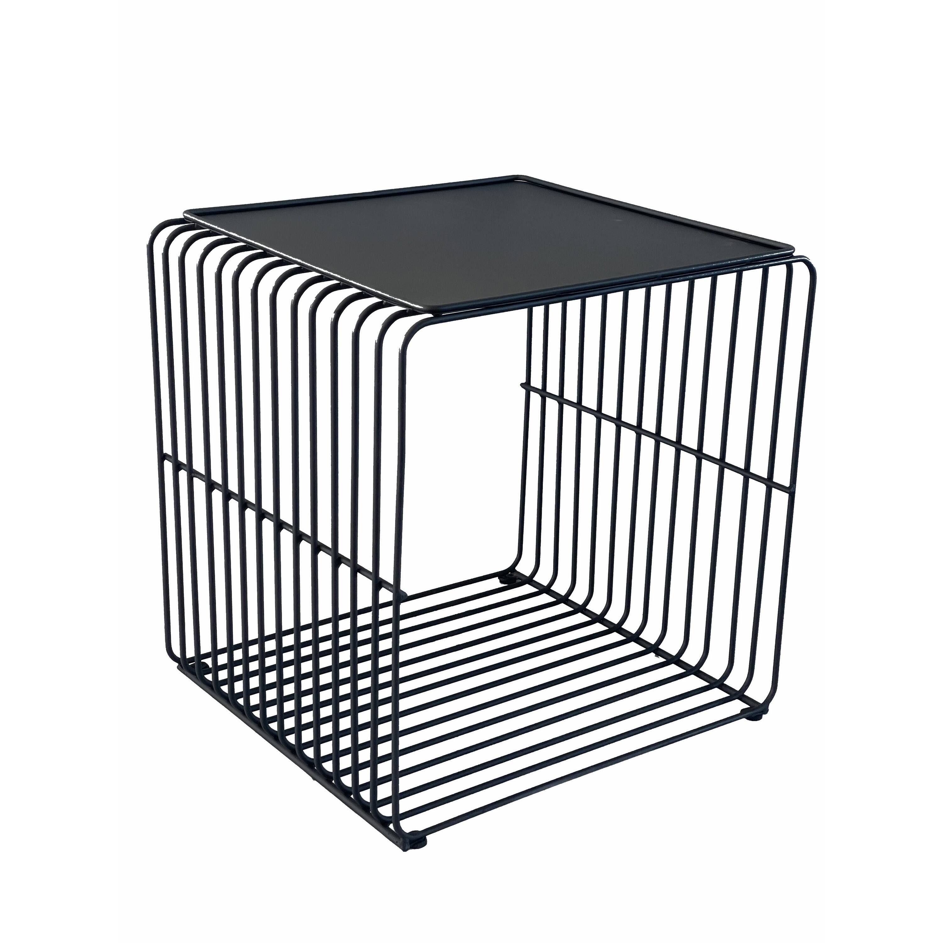 Manhattan Lane Reo 16 Inch Side End Table, Waterfall Metal Wire Frame ...