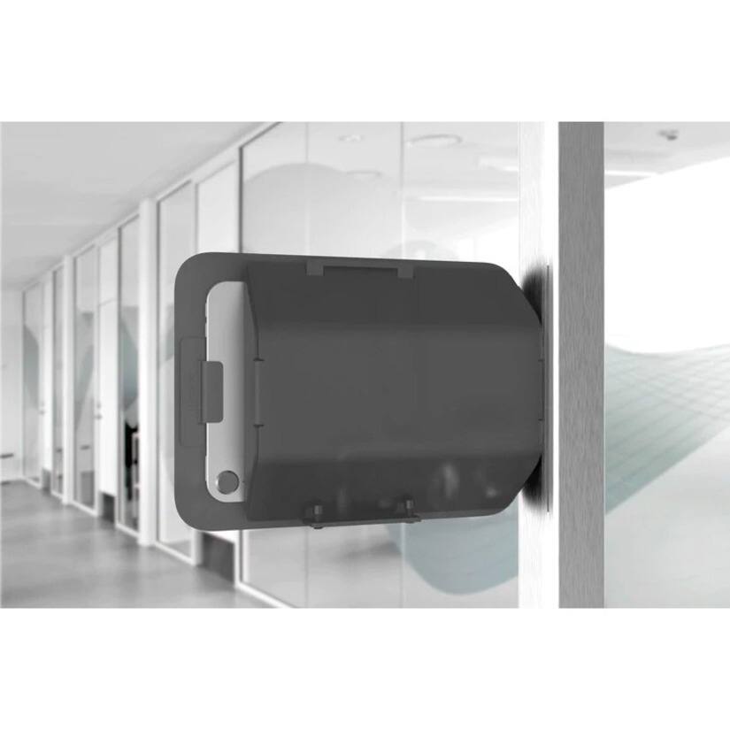 Alt View 4. Heckler Design - Heckler Design H659 Mounting Enclosure for iPad mini (6th Generation), Power Adapter, Network Adapter - Black Gray - Black.