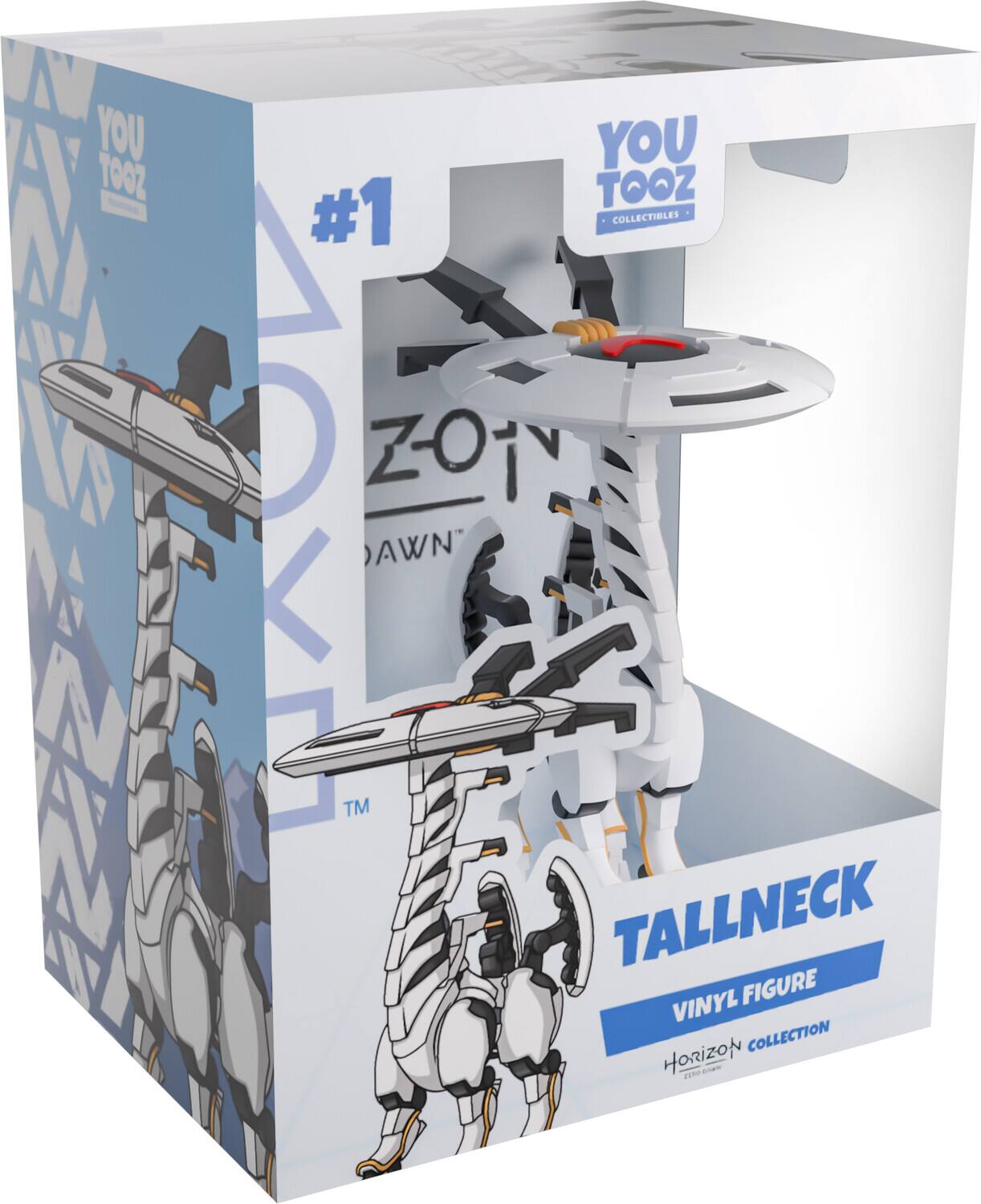 YOU TOOZ COLLECTIBLES  
#1  
Z-OIV AWN  
TM  
TALLNECK VINYL FIGURE  
HORIZON COLLECTION ZERO DAWN