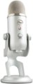 Front. Blue Microphones - Blue Yeti Professional Multi-Pattern USB Condenser Microphone - Silver.