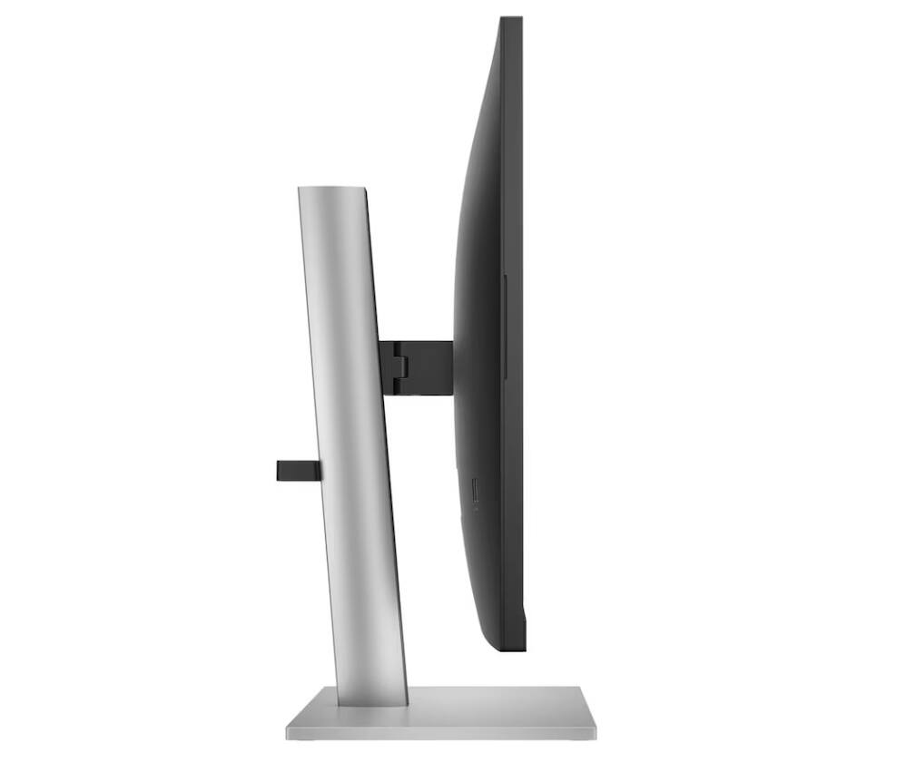 Back. HP - HP 27" FHD IPS Monitor, Anti-Glare, Flicker Free, 300nits Brightness, VESA Mount, HDMI & DKZ Hub, Black/Silver Color - Black/Silver.