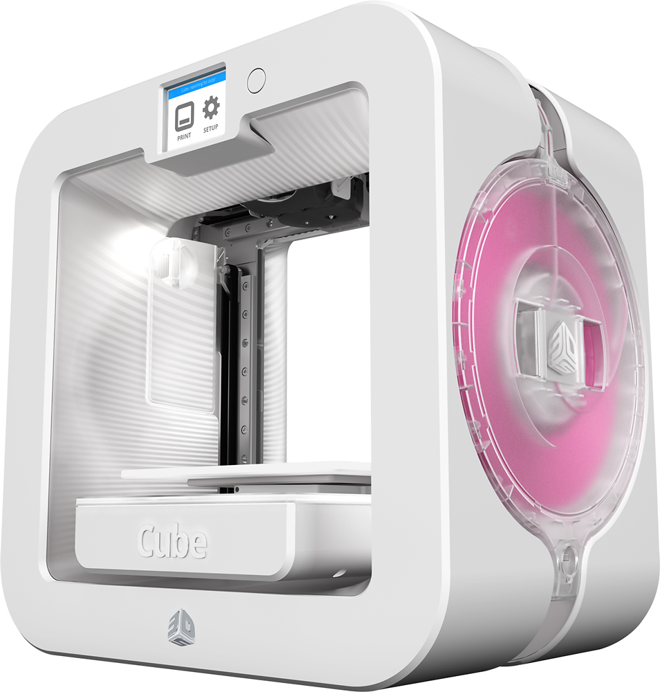 Best Buy: 3D Systems Cube Wireless 3D Printer White 392200