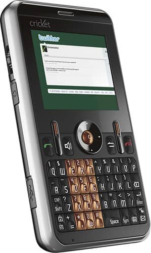 cricket keyboard phone