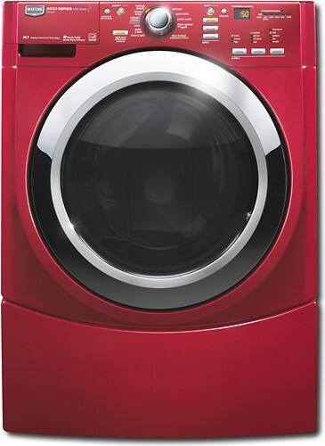 Front Standard. Maytag - 4.5 Cu. Ft. 10-Cycle Washer - Crimson Red.