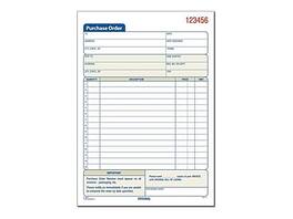 Adams - 2-Part Carbonless Purchase Requisitions, 8.44"L x 5.56"W, 50 Sets/Book, 10/Box - White/Canary