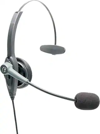 Front. BlueParrott - BlueParrott VR11 Monaural Headset - 202765.