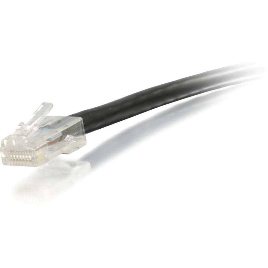 Front. C2G - C2G 8 ft Cat6 Non Booted UTP Unshielded Network Patch Cable - Black - 8 ft Category 6 Network Cable for Network Device.