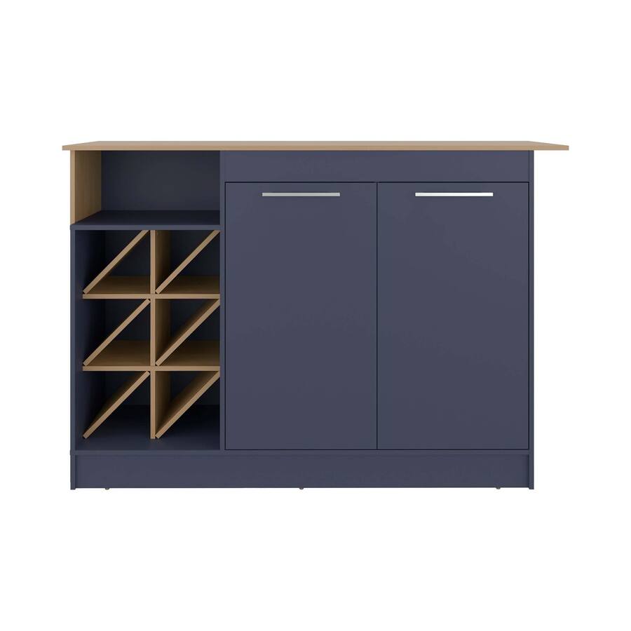 Internal Racking Boards Loheer Natural Kitchen Cabinet with Bottle Rack 63.3in Wide Oak - Best Buy