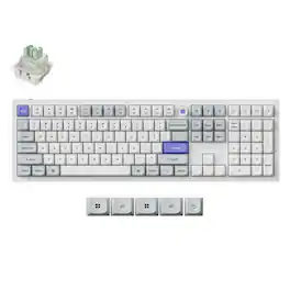 Keychron - Q6 HE 8K Full-Size Wired Hall Effect Keyboard with 8K Polling and Rapid Trigger - White