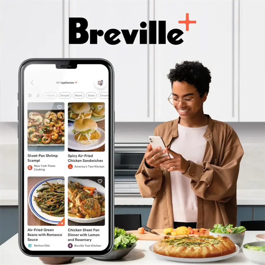 Breville All Appliances LT 45min Simple Mains Sides Desse Sheet-Pan Shrimp Scampi Niew York Times Cooking Spicy Air-Fried Chicken Sandwiches America's Test Kitchen Air-Fried Green Chicken Sheet Pan Beans with Romesco Dinner with Lemon Sauce and Rosemary d Serious Eats 8 Breville Test Kitchen