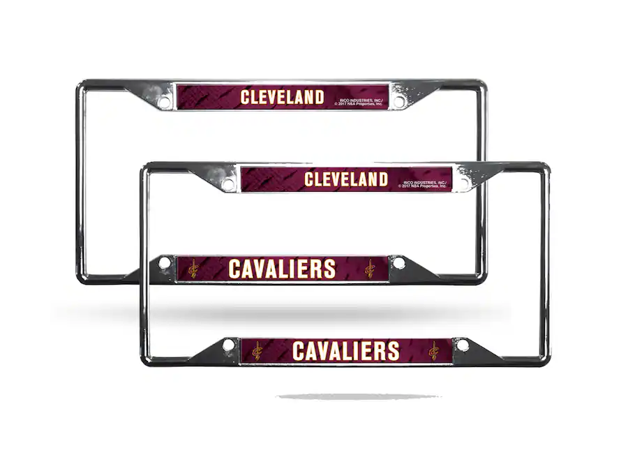 Rico Industries Cleveland Cavaliers NBA Chrome EZ View License Plate ...