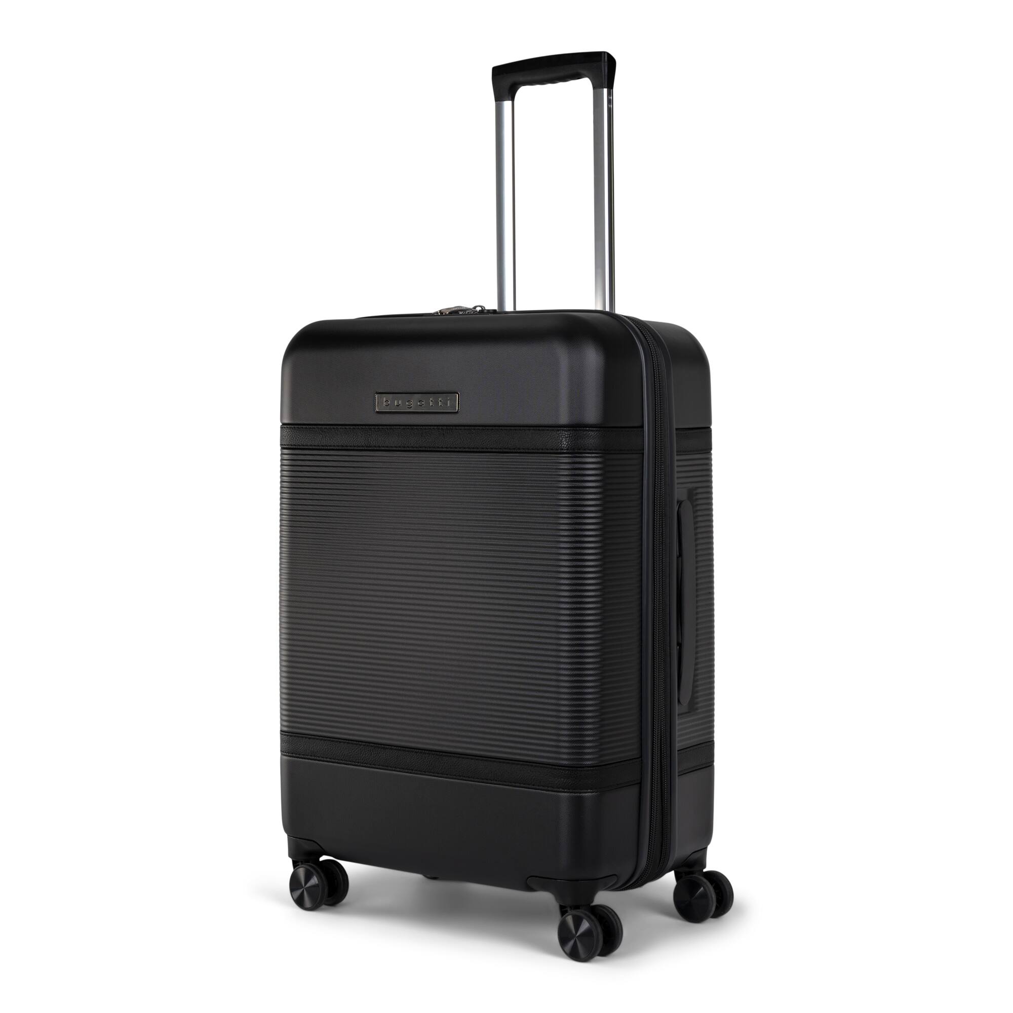 Angle. Bugatti - 24" Wellington Suitcase - Black.