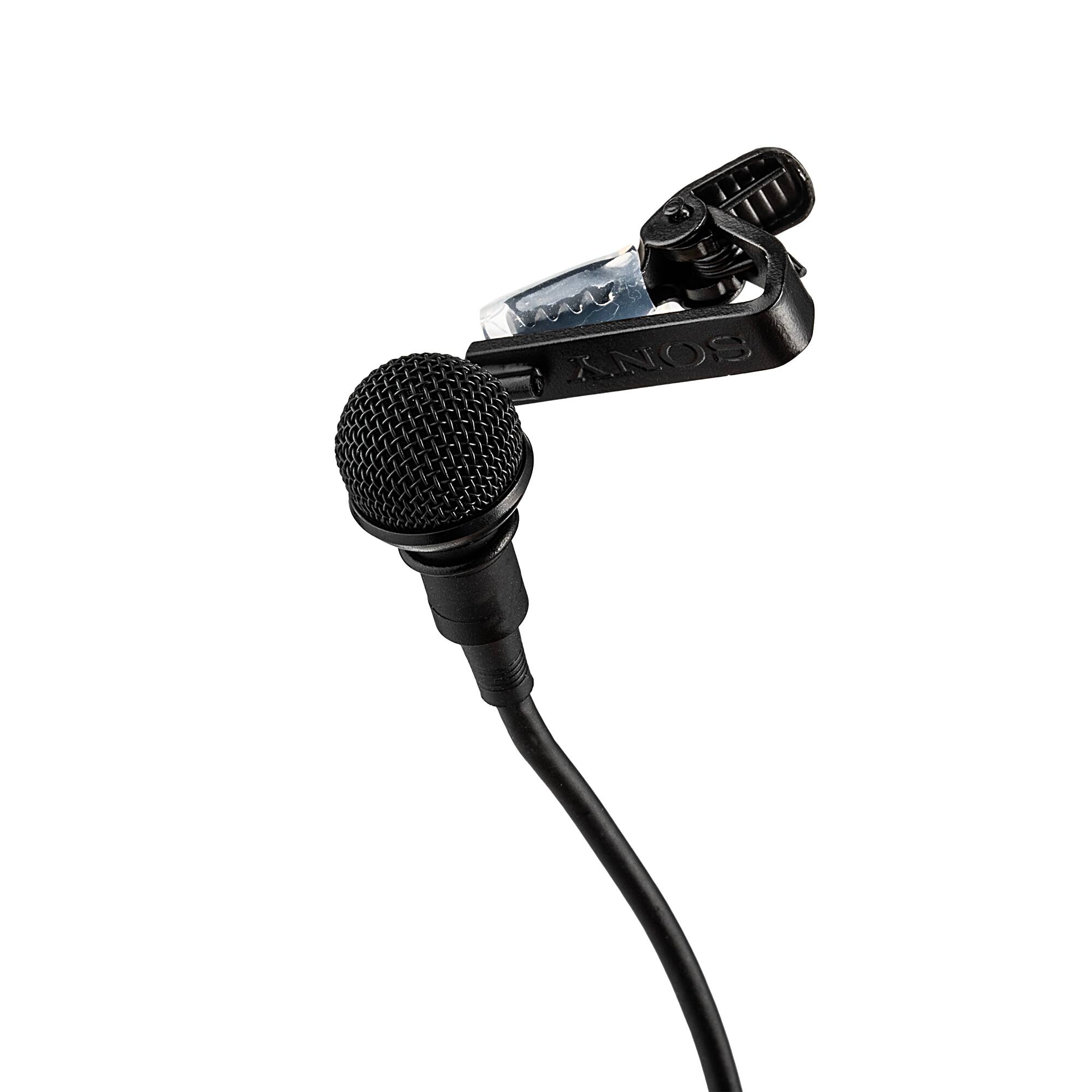 Alt View 2. Sony - Sony ECM-77 Compact Omnidirectional Lavalier Microphone with 4-Pin Hirose Connector | More.