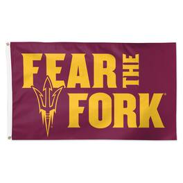 WinCraft - Arizona State Sun Devils 3' x 5' Single-Sided Deluxe Team Slogan Flag - Multicolor