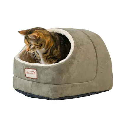 Front. Armarkat - Cat Bed Laurel Green - Green.