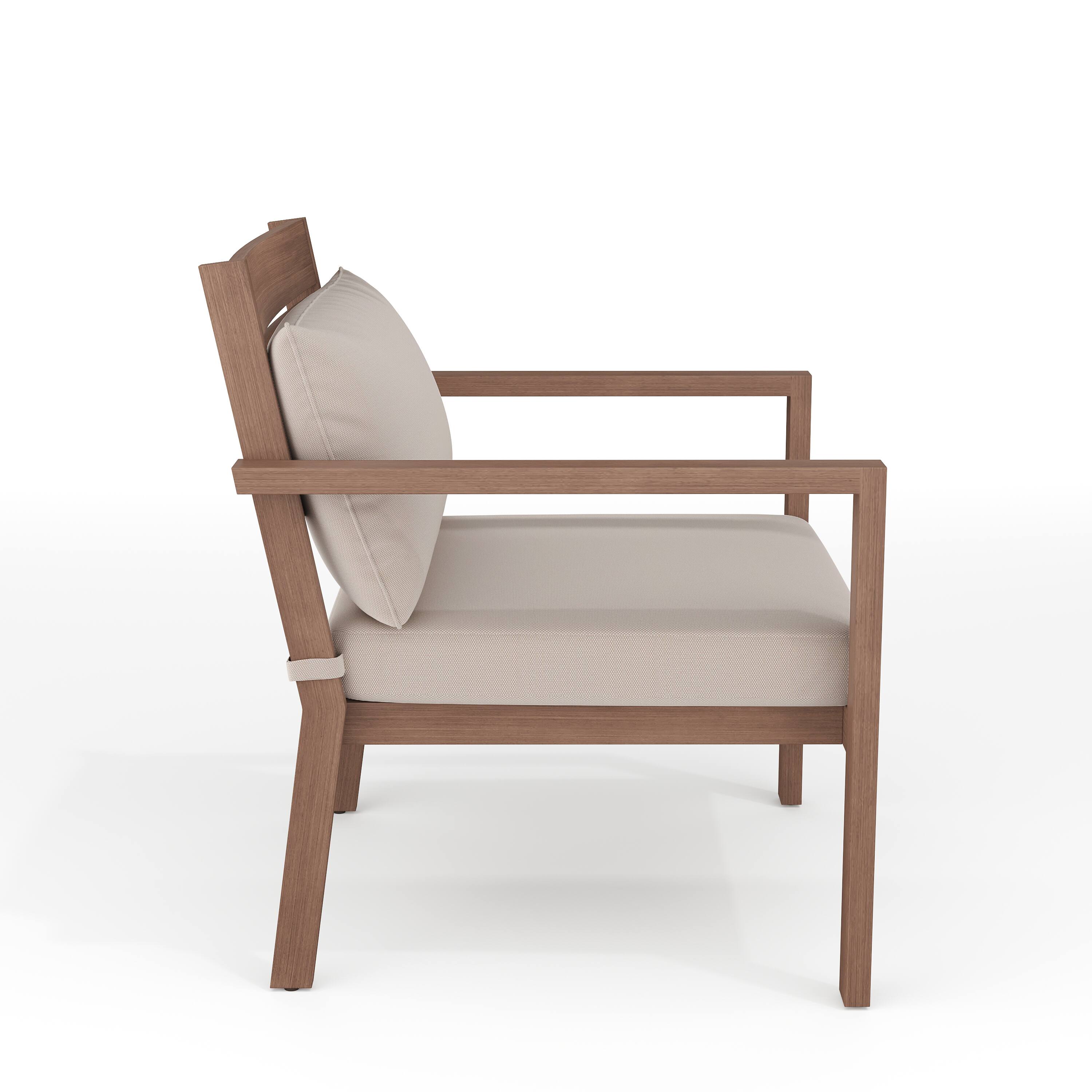 Alt View 8. Martha Stewart - Bedford 2PK All-Weather Patio Accent Chairs with Seat and Lumbar Cushions - Brown.