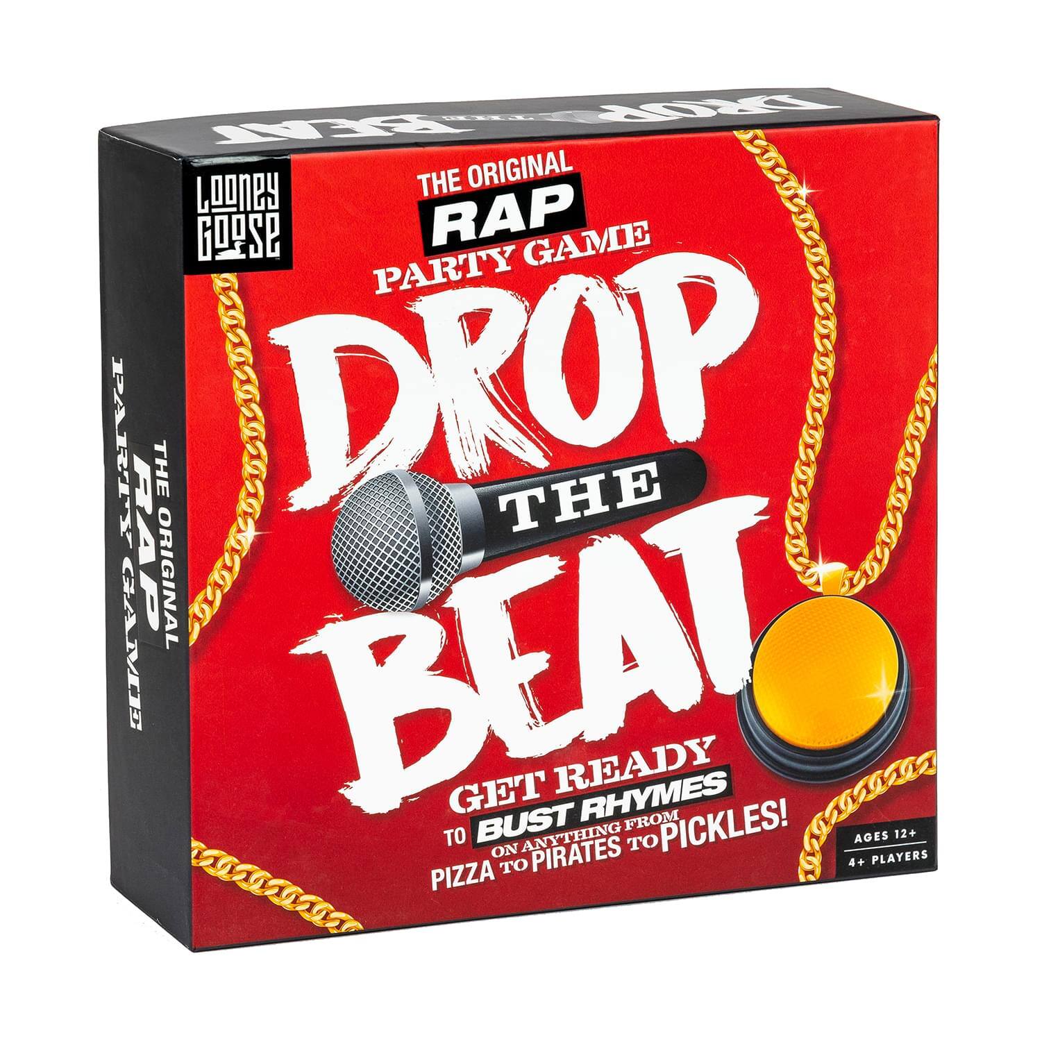 The Original Looney Goose Rap Party Game: Drop the Beat! Get ready to bust rhymes from pizza to pirates! For ages 12+ with 4+ players.