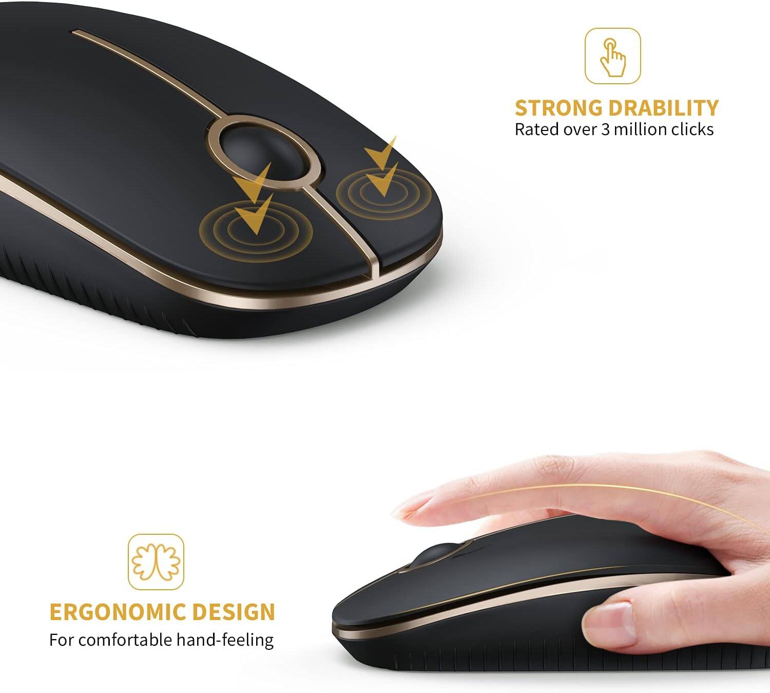 STRONG DRABILITY  
Rated over 3 million clicks

ERGONOMIC DESIGN  
For comfortable hand-feeling