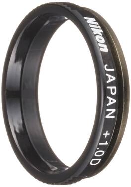 Nikon - 1.0 DPTR Eyepiece Correction Lens FM3A - Black