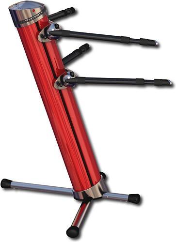 Angle Standard. Apex - Column Keyboard Stand - Red.