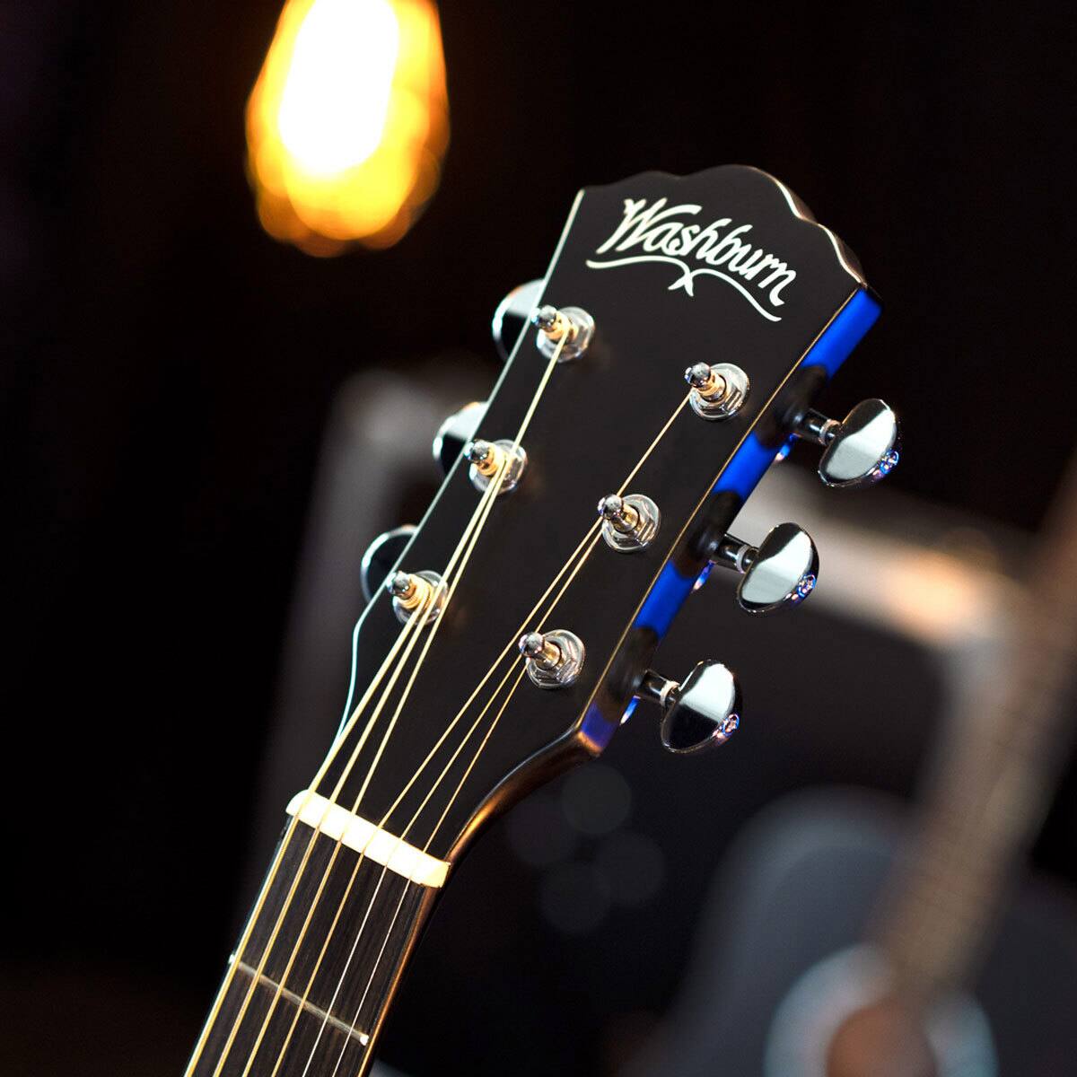 Alt View 4. Washburn - Washburn 6 String Acoustic Guitar, Right (DFEFE).