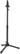 Front Standard. JamStands by Ultimate Support - Trombone Stand - Black.