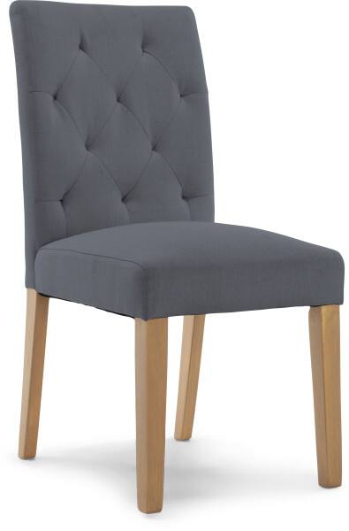 Back. Finch - Finch Westport Tufted Dining Chair, Set of 2, Gray - Gray.